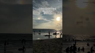 A Rare Phenomenon in Boracay called Sundog.