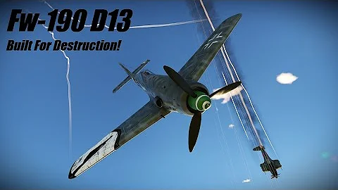 Built For Destruction! | Fw-190 D13 Review | War Thunder Air RB