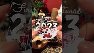 Baby's First Christmas 2023 | Personalized Acrylic Ornament