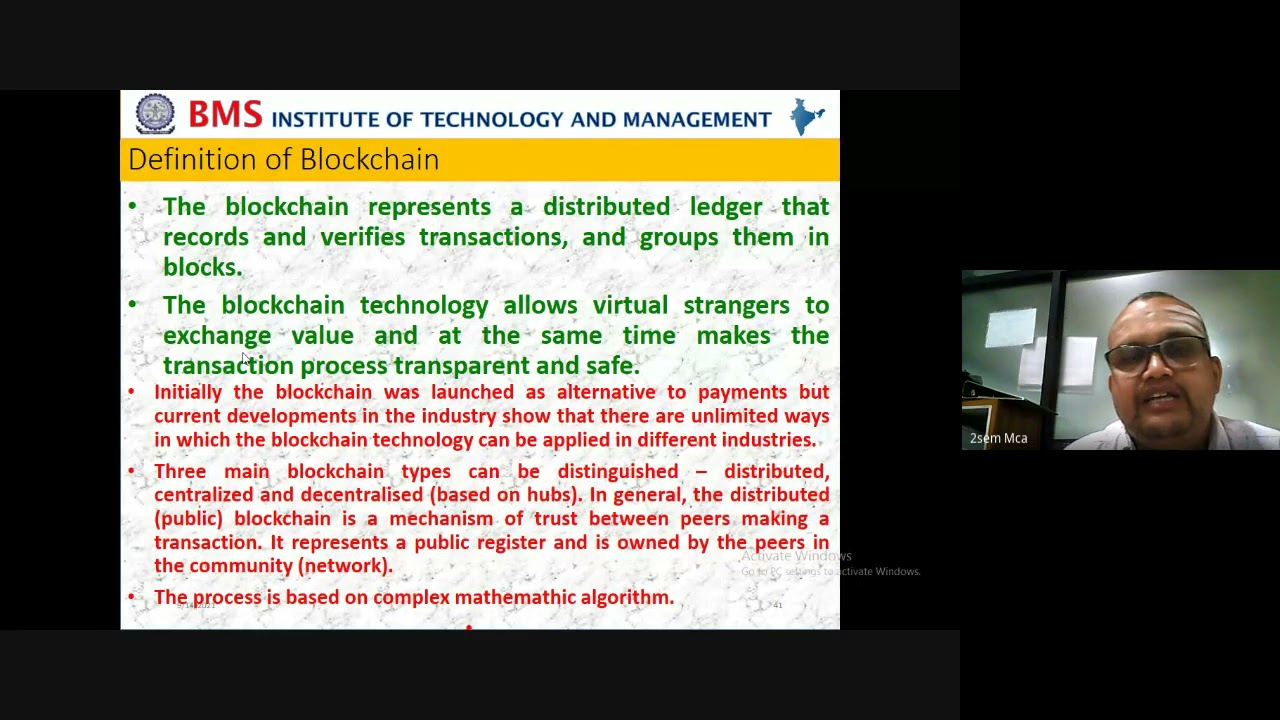 M5 S7 Cyber Security   Block chain technology Introduction,   tools and applications