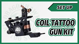 Dragonhawk Hot Complete Coil Tattoo Gun Kit Instruction | Starter Tattoo Kit|Coil Machine Kit