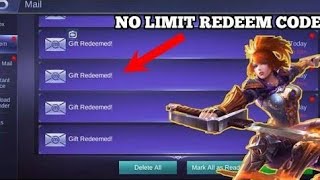 No Limit Mobile Legends Code