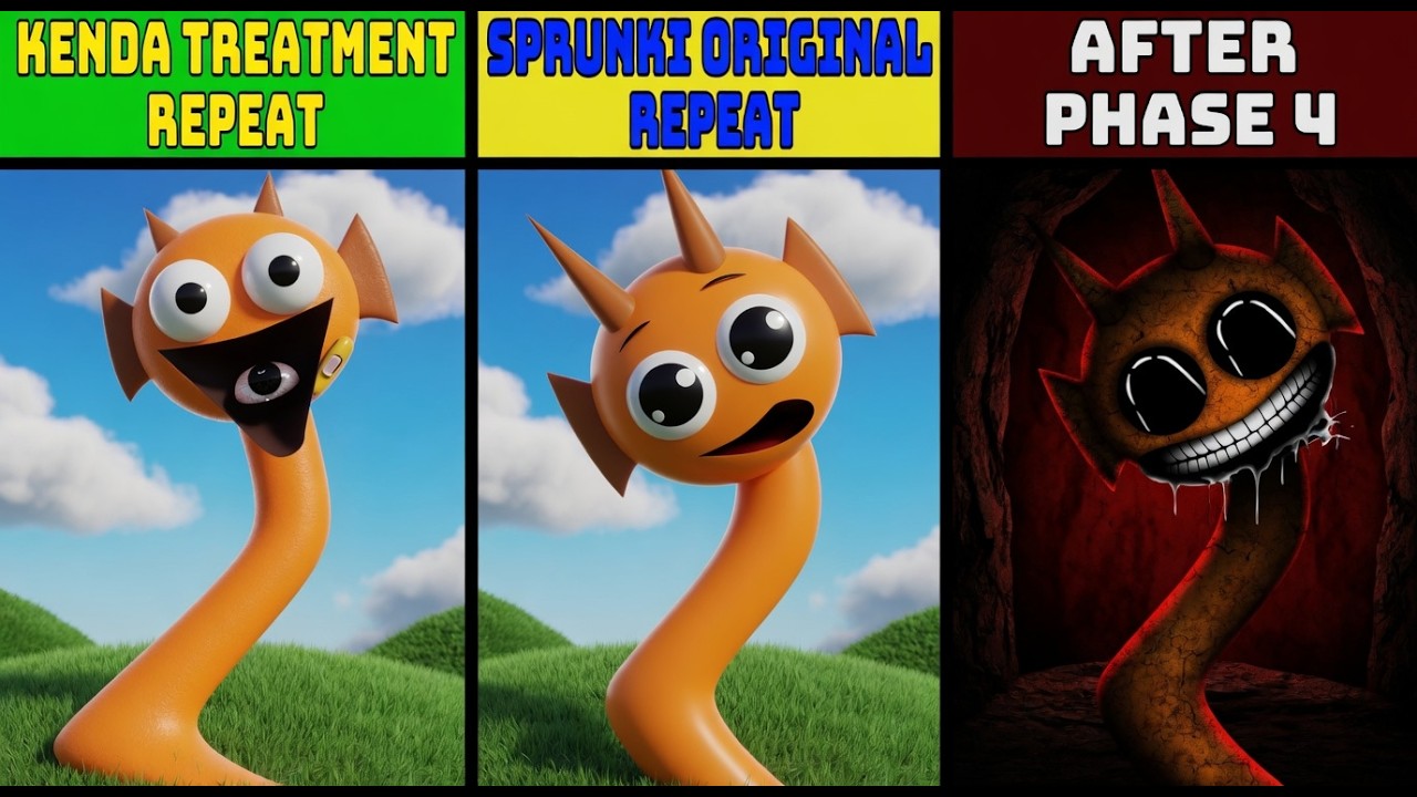 Sprunki But PHASE 1 And WENDA TREATMENT But REPEAT After PHASE 4 #50 ...