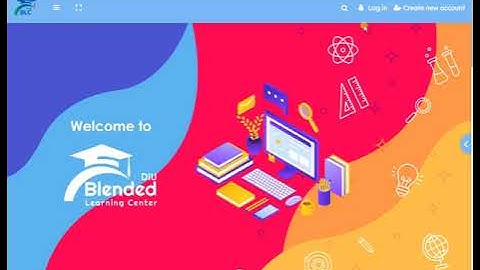 How to create DIU BLC Account in english, Daffodil International University Blended Learning Center