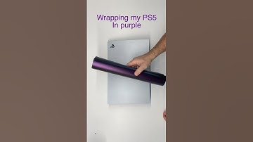 PS5 Wrap Satisfying Transformation 💜