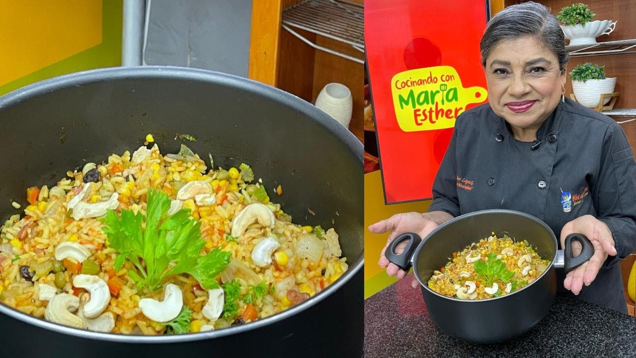 Arroz relleno || COCINANDO CON MARÍA ESTHER - YouTube