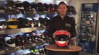 SHOEI CW1 Visor Removal