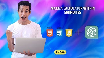 Create a calculator using ChatGPT within 2 Minutes