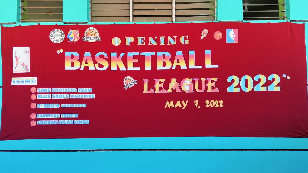 Opening Program for Basketball League 2022 YouTube