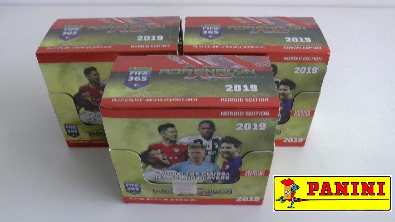 ⚽ ENTIRE NORDIC BOX OPENING ! | ADRENALYN XL FIFA 365 2019 Trading Cards ⚽ Panini