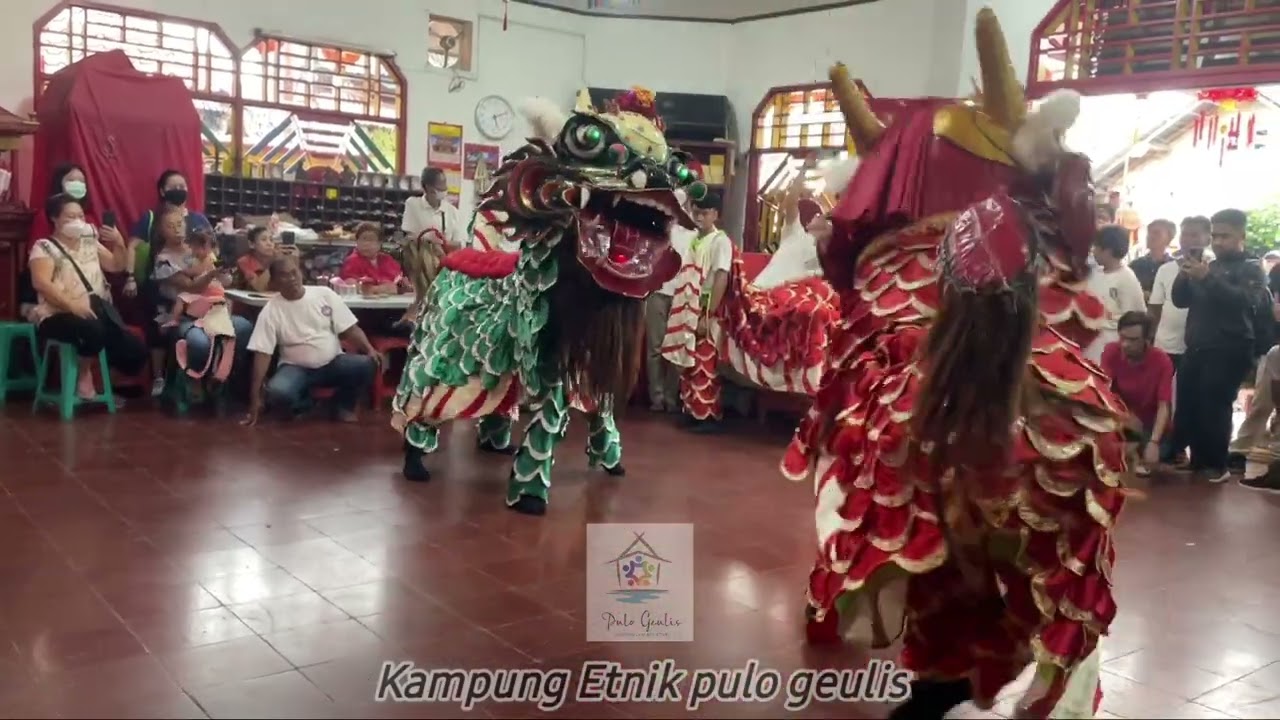 Kunjungan tamu 8 vihara di vihara pan kho bio kampung etnik pulo geulis bogor | Barongsai | kie lin