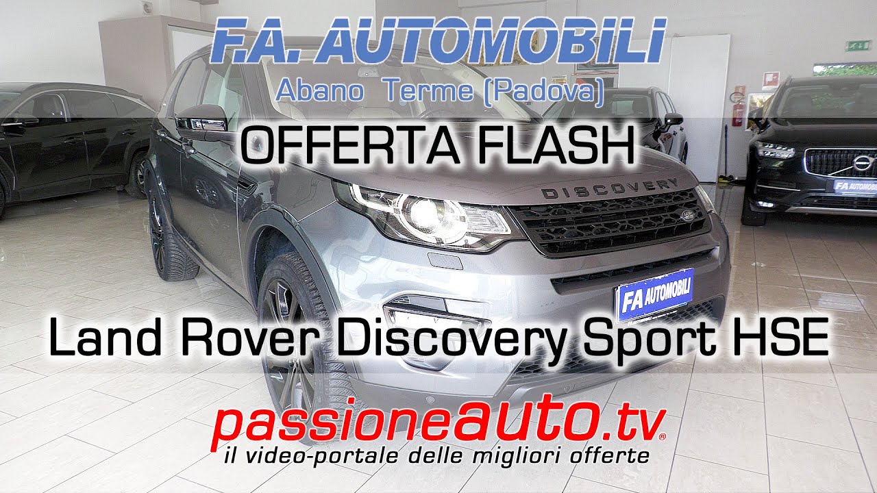 Offerta Flash! Land Rover Discovery Sport HSE - YouTube