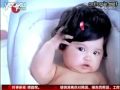 A Cute Baby  in an Ad.