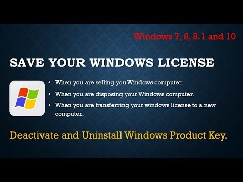 How To Transfer Your Old Windows Computer License In Your New Pc