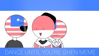 Dance until you're ghen meme / countryhumans / ft. Indo and others