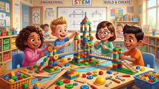 STEM Learning Fun Song for Kids  Science, Technology, Engineering &amp; Math Adventure  Educational Musi
