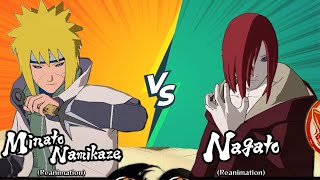 ᴴᴰ Minato Namikaze : 4th Hokage vs Nagato: Reanimation (Com vs Com) Naruto Ninja Storm 4 #nuns4