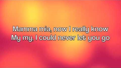 Thumbnail of Mamma Mia - Abba (Lyrics)