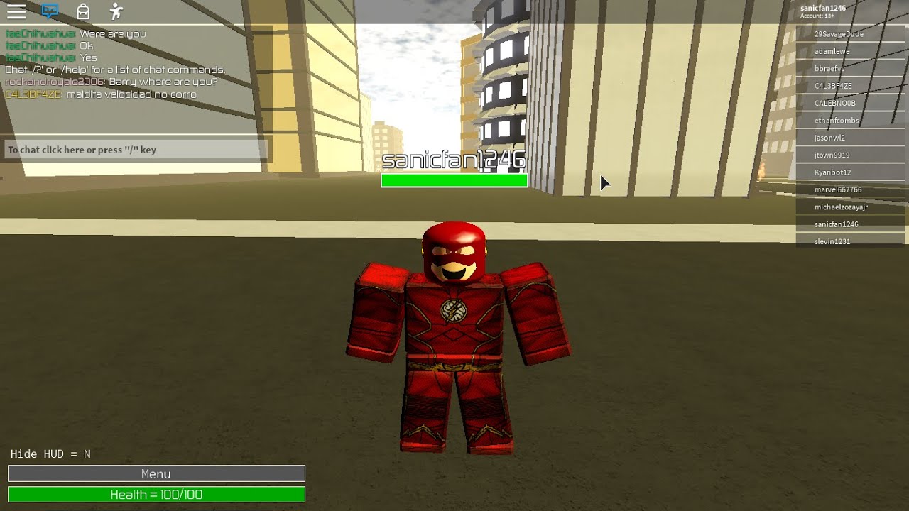 The Flash Roblox I Am The Dark Flash Youtube - roblox how to hide hud in game