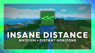 HUGE Render Distance, MAX FPS | Nvidium + Distant Horizons