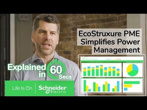 EcoStruxure Power Monitoring Expert in 60 Seconds | Schneider Electric