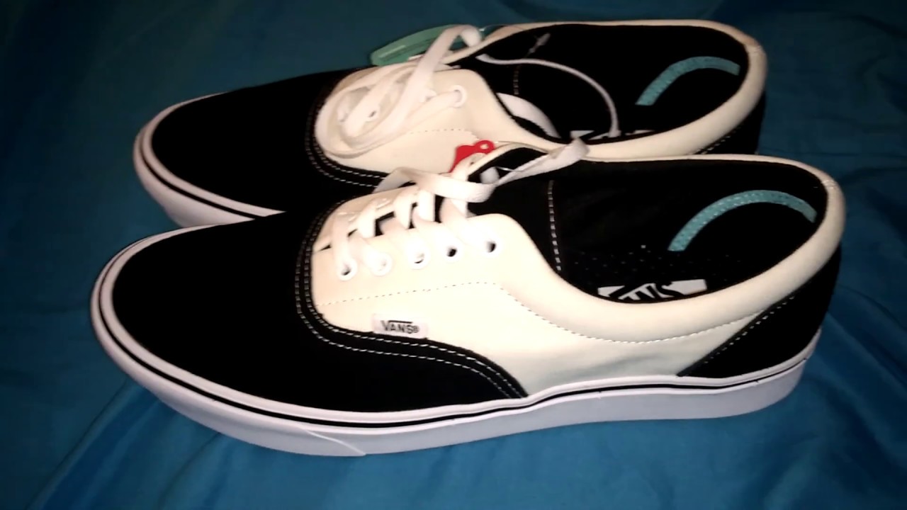 vans comfycush black marshmallow