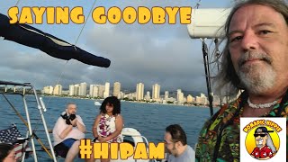 saying goodbye  to #hipam Hawaiian funeral
