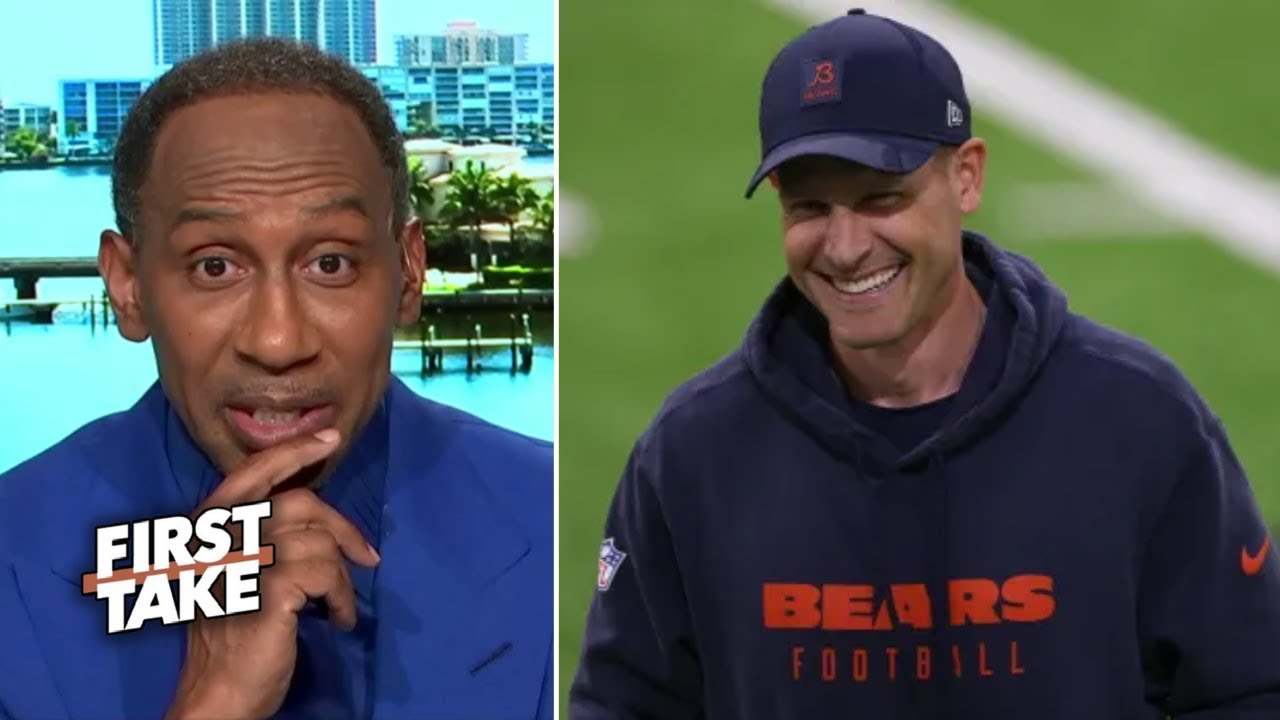 FIRST TAKE | Stephen A. Smith reacts to Ben Johnson says Bears back to square one to Super Bowl