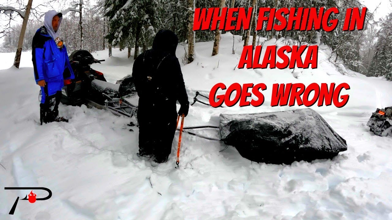 When Ice Fishing In Alaska Goes Wrong - YouTube