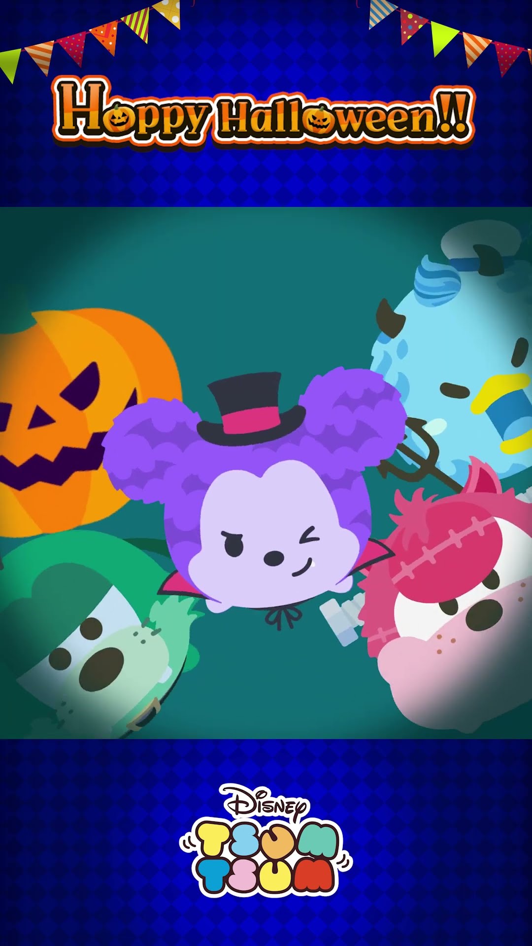 ツムツム】LINE: Disney Tsum Tsum Happy Halloween