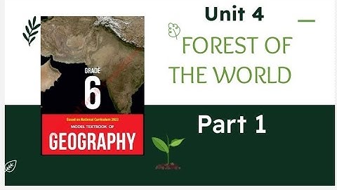Geography 6 || Unit 4 || Forest of the world ||