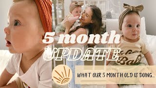 Our Baby's 5 Month Update | Night Time Routine *realistic*