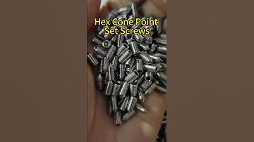 Hex Cone Point Set Screws #fastener #screwfactory #hardware #screw #professionalmanufacturer