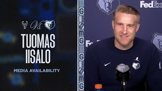 Tuomas Iisalo Press Conference Grizzlies Vs. Bucks