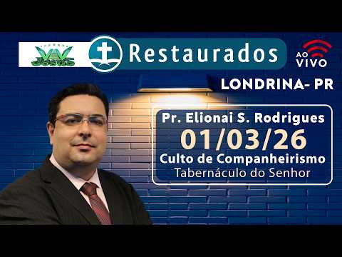 🔴 01.03.2026 - Culto de Companheirismo - Tabernáculo da Fé de Jesus - Londrina/PR ᴴᴰ
