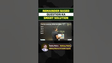 remainder based question ka smart solution