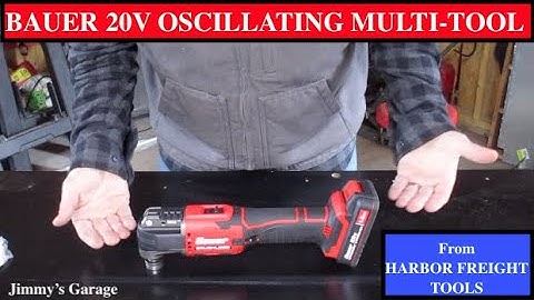 NEW! BAUER 20V Oscillating Multi-Tool From Harbor Freight! Unboxing, Tests + Initial Review!