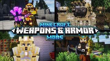 Top 10 New Minecraft Armor and Weapons Mods! (Forge/Fabric)