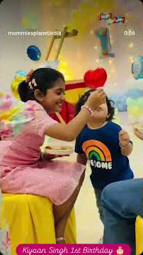 'Happy 1st Birthday to our little bundle of joy 🫶Keep smiling 😊 Love you #babybirthday