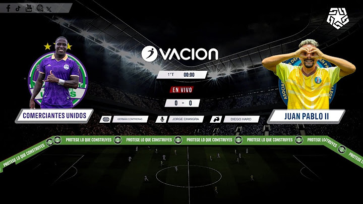 LIGA 1 TE APUESTO | COMERCIANTES UNIDOS VS JUAN PABLO II por RADIO OVACION