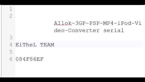 Allok-3GP-PSP-MP4-iPod-Video-Converter serial
