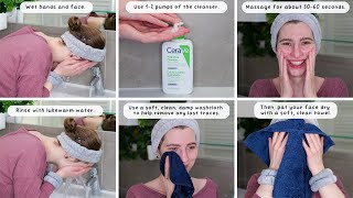 How to use CeraVe Hydrating Cleanser