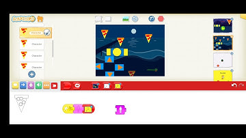 I made a horror game on scratch jr
