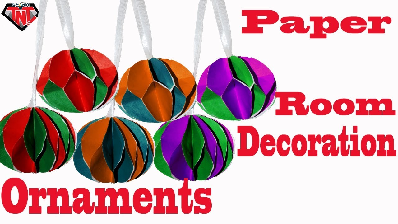 How To Make Paper Ornaments Step By Step DIY Paper Origami Ornament