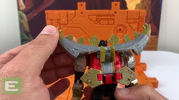 Transformers Power of the Prime Dinobot Snarl Unboxing and Review