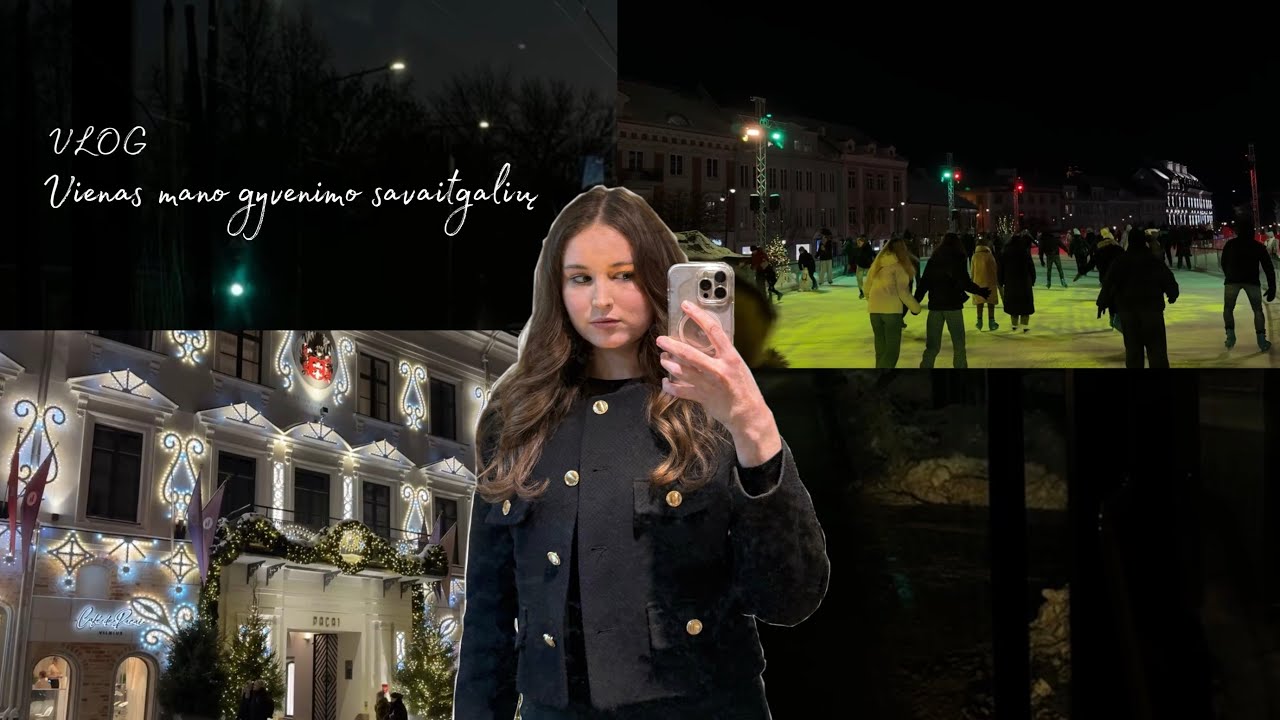 Vlog: Vienas mano gyvenimo savaitgalių | Vilniaus ledas | Mergaičių vakaras | Pilates
