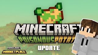 Minecraft April Fools Update - The Poisonous Potato update : Minecraft Marketplace Addon!| Minecraft