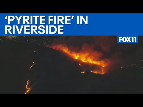 Fire burns in Jurupa Valley  | FOX 11 LA
