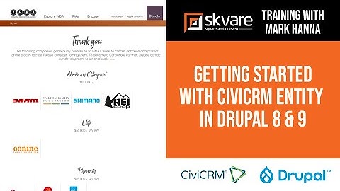 CiviCRM with Drupal 8 & 9: CiviCRM Entity 3.0 Training Part 1