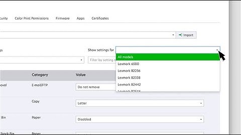 Lexmark Markvision Enterprise—4.0 features
